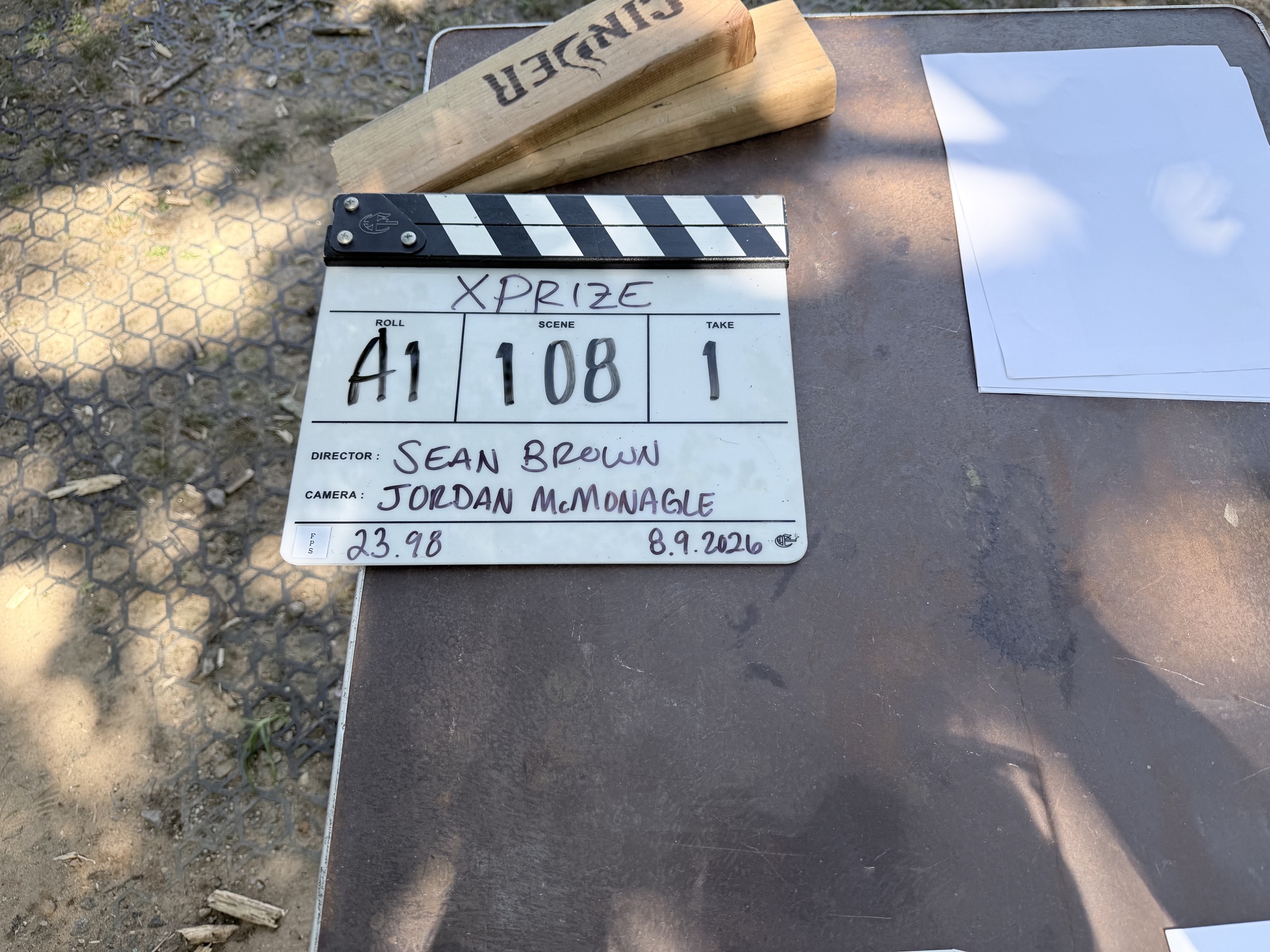 On set